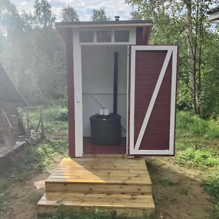 Ivalo Northern Lights Riverfront Lapland Sauna Hot Tub Near Airport Chalet