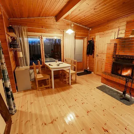 Alpstuga Ivalo Northern Lights Riverfront Lapland Sauna Hot Tub Near Airport