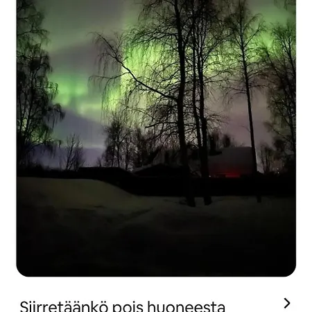 Ivalo Northern Lights Riverfront Lapland Sauna Hot Tub Near Airport