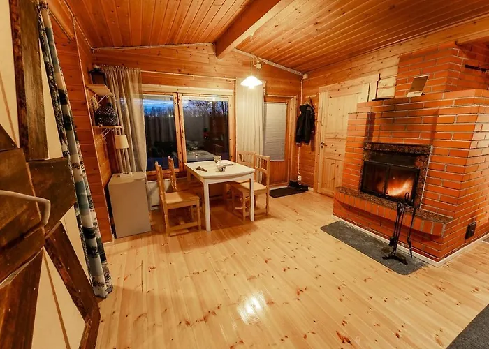 Chalet Ivalo Northern Lights Riverfront Lapland Sauna Hot Tub Near Airport