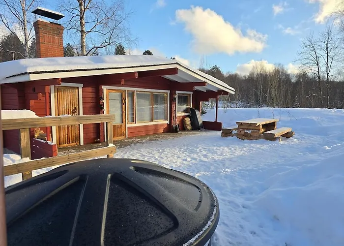 Ivalo Northern Lights Riverfront Lapland Sauna Hot Tub Near Airport * Инари